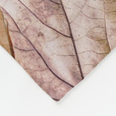 "落ちて"秋のひざかけ毛布を残します フリースブランケット (角)