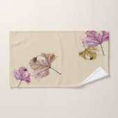 "落ちて"秋タオルセットを残します バスタオルセット (ハンドタオル)