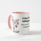 落ちるまで飛びカスタム込め マグカップ (正面左)