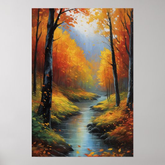 落ちるエレガンス、紅葉 ポスター (正面)