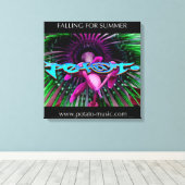 落ちるキャンバス キャンバスプリント (インサイチュ (ウッドフロア))