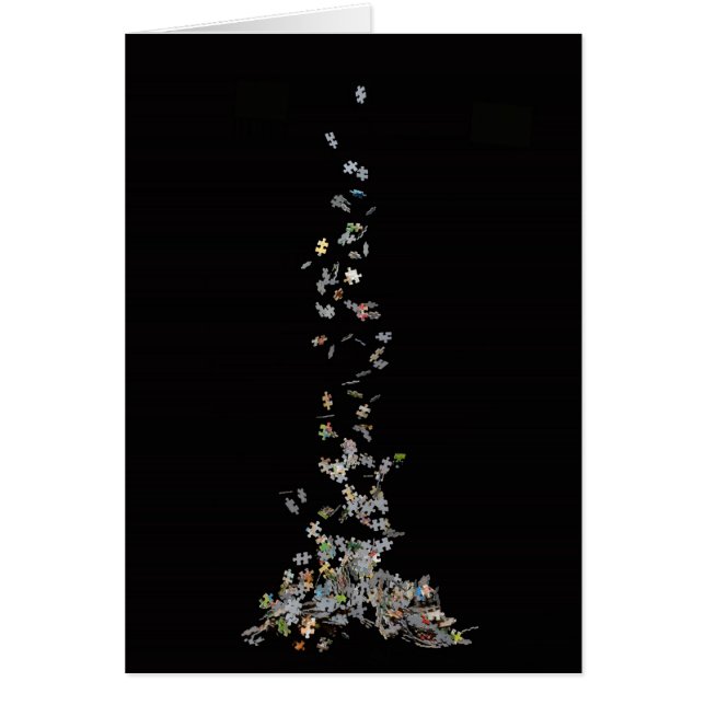 落ちるジグソーパズル (正面)