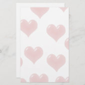 落ちるハート 便箋 (正面/裏面)