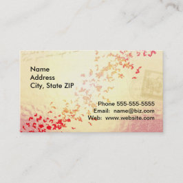 落ちる愛ハート 名刺