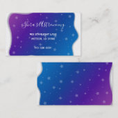 落ちる星を捕まえる 名刺 (正面/裏面)