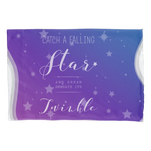 落ちる星を捕まえる 枕カバー (正面左)