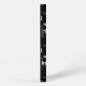 落ちる暗黒のドクロ iPhoneケース (右側面)