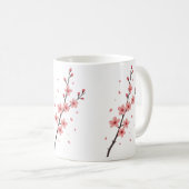 落ちる桜の花 コーヒーマグカップ (正面右)