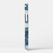 落ちる白い羽、青い水色。 Case-Mate iPhoneケース (裏面 / 右)