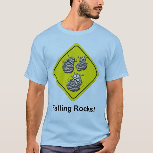 落ちる石! Tシャツ (正面)
