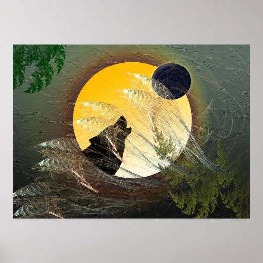 落ちる羽毛 ポスター (正面)