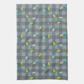 落ちる羽飾りキッチンタオル キッチンタオル (縦)