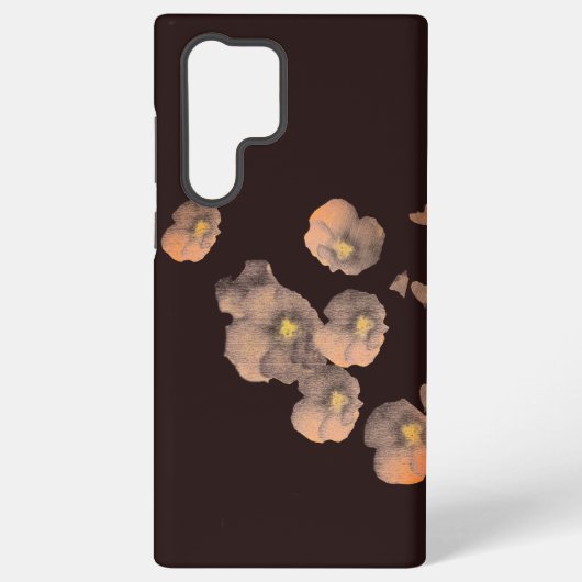 落ちる花びら SAMSUNG GALAXYケース (裏面)