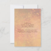 落ちる葉と点 招待状 (裏面)