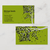 落ちる葉の名刺 名刺 (正面/裏面)