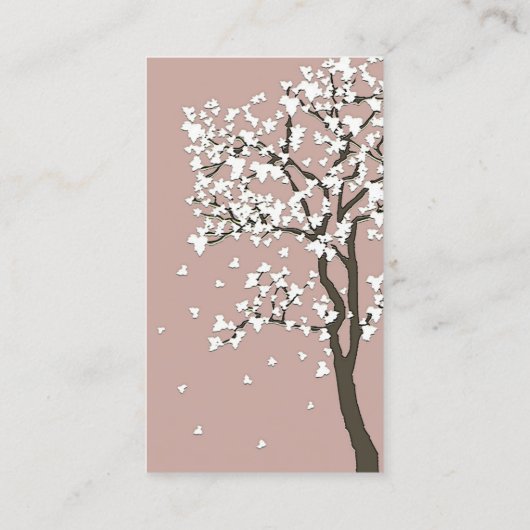 落ちる葉の~の名刺 名刺 (裏面)