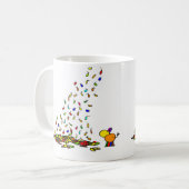 落ちる葉 コーヒーマグカップ (正面左)