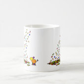 落ちる葉 コーヒーマグカップ (中央)