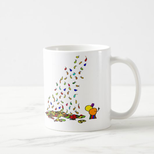落ちる葉 コーヒーマグカップ (右)