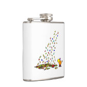 落ちる葉 フラスク (右)