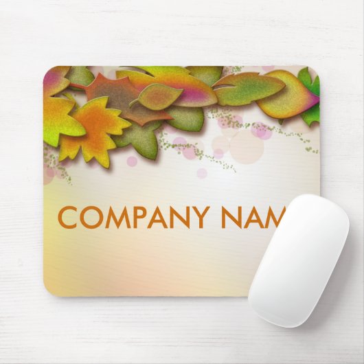 落ちる葉 マウスパッド (マウス)