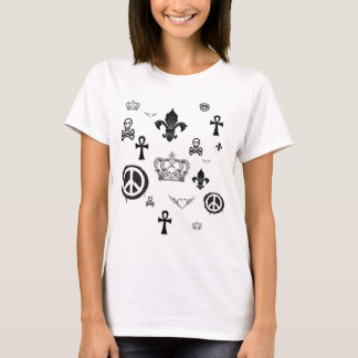 落ちる記号のティー Tシャツ
