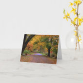 落ちる道 カード (黄色い花)