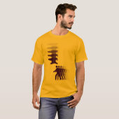 落ちる金敷 Tシャツ (正面フル)