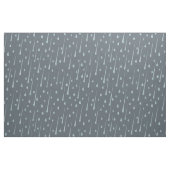 落ちる雨滴 かわいい雨の日 ダークグレー ファブリック (ファットクウォーター)
