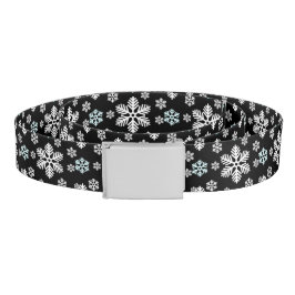 落ちる雪片パターン ベルト