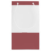 落ちエレガントつ星、赤ちゃんシャワー賛成 スモールペーパーバッグ (裏面)