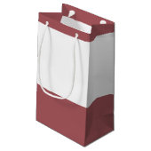 落ちエレガントつ星、赤ちゃんシャワー賛成 スモールペーパーバッグ (裏面アングル)