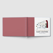 落ちエレガントつ星、赤ちゃんシャワー ゲストブック (全面)