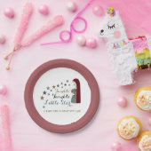 落ちエレガントつ星、赤ちゃんシャワー ペーパープレート (パーティー)