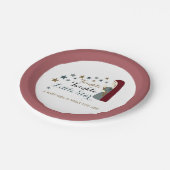 落ちエレガントつ星、赤ちゃんシャワー ペーパープレート (アングル)