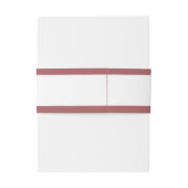 落ちエレガントつ星、赤ちゃんシャワー 招待状ベリーバンド (裏面例)