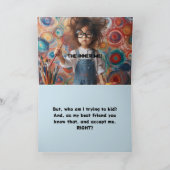 落ちクール着いた？友情カード サンキューカード (内部)