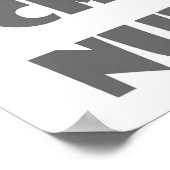 落ち保ち着いて私は学校のナースのポスターだ ポスター (角)