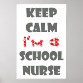 落ち保ち着いて私は学校のナースのポスターだ ポスター (正面)