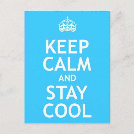 落ち保着いてカッコいいいる ポストカード (正面)