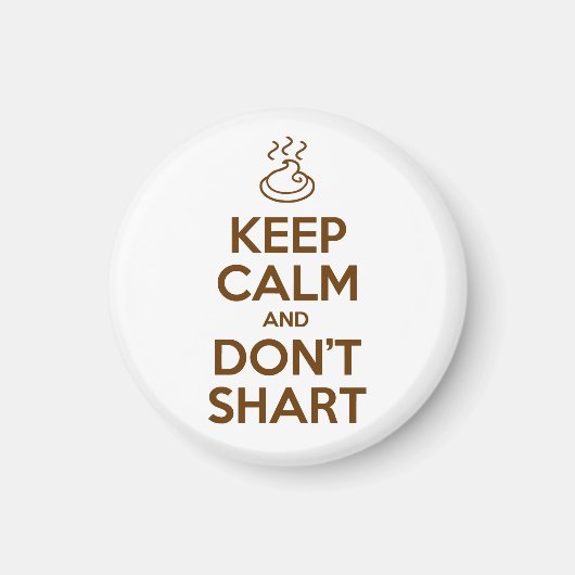 落ち保着いてシャートしない マグネット (正面)