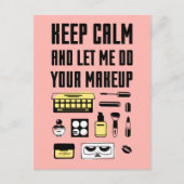 落ち保着いてメイクしよう ポストカード (正面)