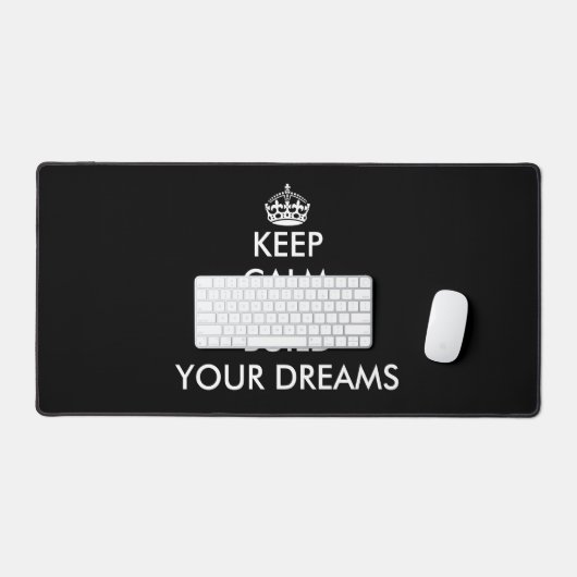 落ち保着いて夢の机のマッカスタムトを構築 デスクマット (キーボード&マウス)