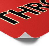 落ち保着いて投げ投げポスター ポスター (角)