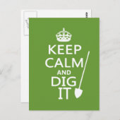 落ち保着いて掘り起こす ポストカード (正面/裏面)