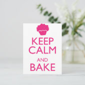 落ち保着いて焼く ポストカード (スタンド正面)