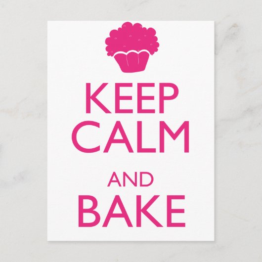 落ち保着いて焼く ポストカード (正面)