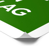 落ち保着いて遅れのせいにする ポスター (角)