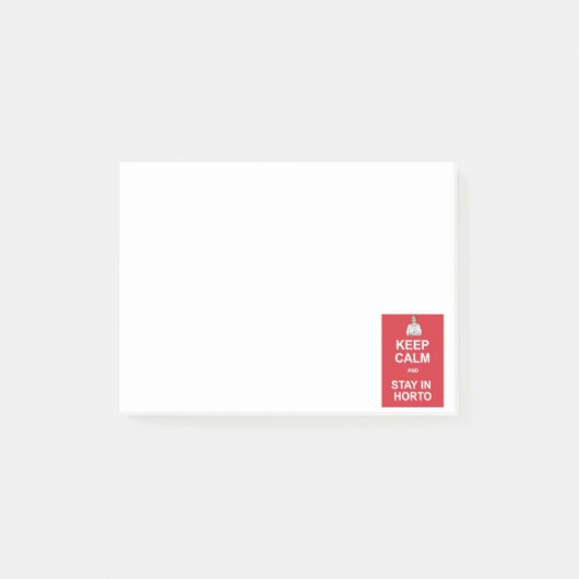 落ち保着いて〜を持ち続ける ポストイット (正面)