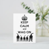 落ち保着いて~を楽しむ ポストカード (スタンド正面)